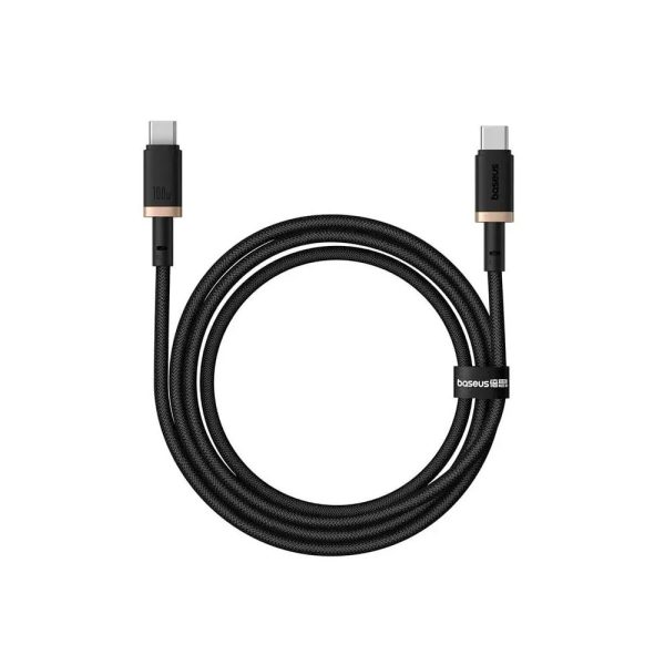 Кабель Baseus Dura Series Type-C to Type-C (100W, 1m) (P10377803U01-00) Черный+Золото