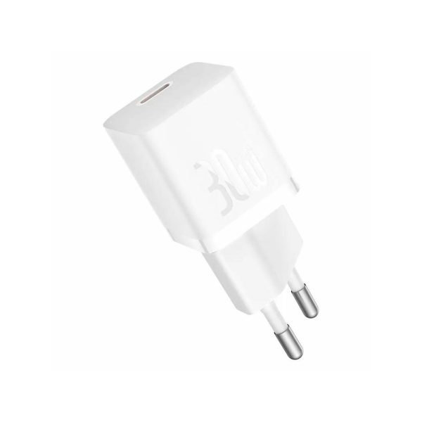 Сетевая зарядка Baseus GaN5 Fast Charger Mini1C 30W (CCGN070502) Белый