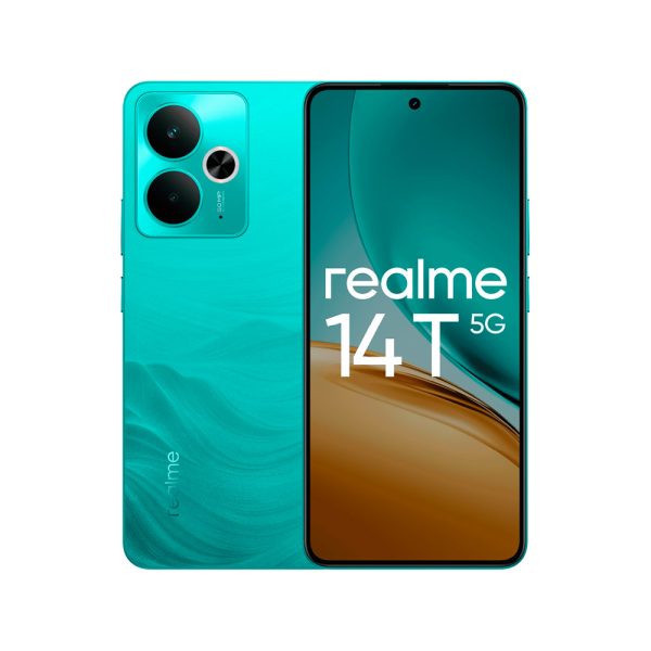 Смартфон Realme 14T 5G 12/256Gb Surf Green (Зеленый) RU