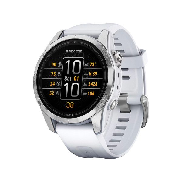 59d3de4d32c49c10c19756891db9ecd6 Умные часы Garmin EPIX PRO (GEN 2) STANDARD EDITION 42mm Silver (010-02802-01)