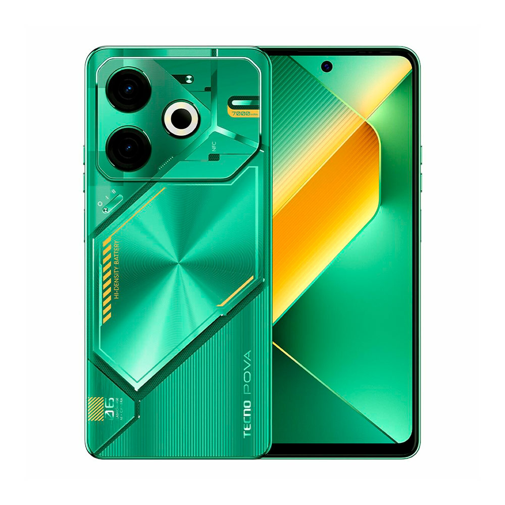 Смартфон Tecno Pova 6 8/256Gb Comet Green (Зеленый) RU
