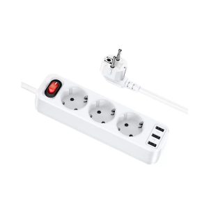 Сетевой фильтр Hoco (NS2) Белый