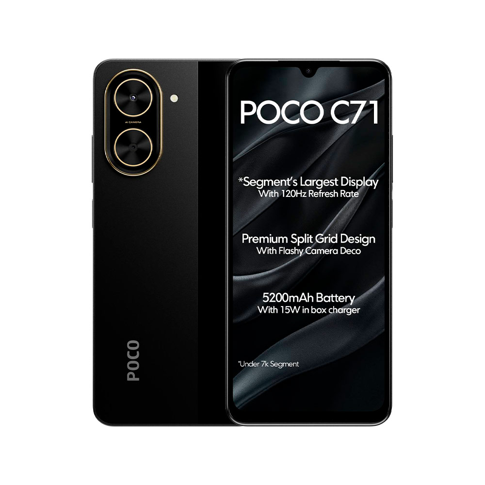 Смартфон Xiaomi Poco C71 3/64Gb Power Black (Черный) RU