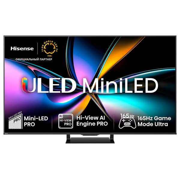 Телевизор 65" Hisense 65U7Q PRO (4K Ultra HD 3840x2160, Smart TV) Черный