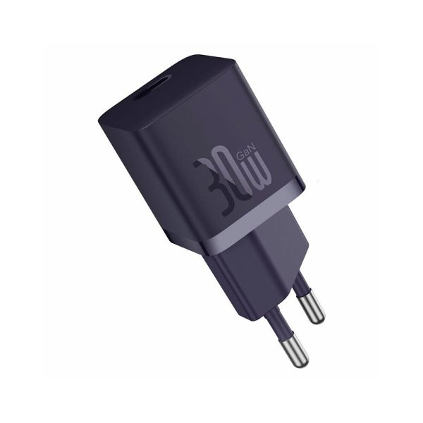 Сетевая зарядка Baseus GaN5 Fast Charger Mini1C 30W (CCGN070705) Фиолетовый