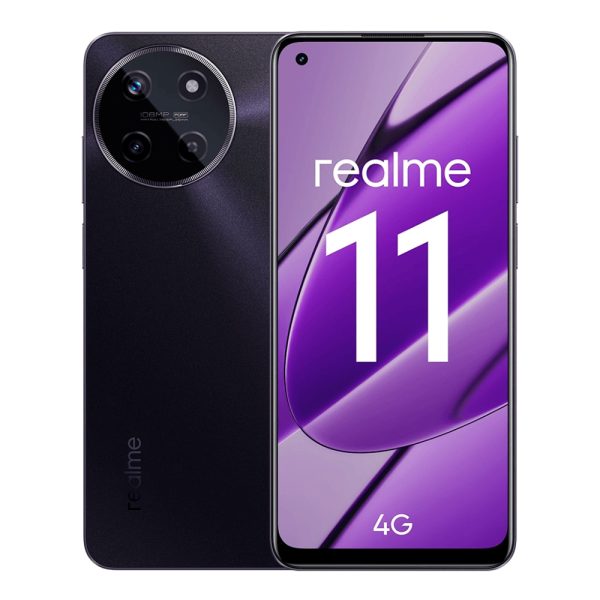 realme-11-4g-8-128gb-black-chernyy-ru-606679 Смартфон Realme 11 4G 8/128GB Black (Черный) RU